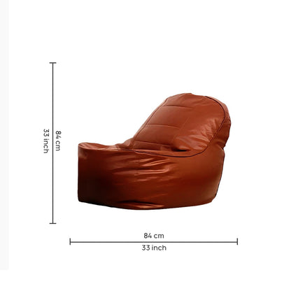 LABEL NJ BEAN BAG CHAIR WITH FOOTSTOOL